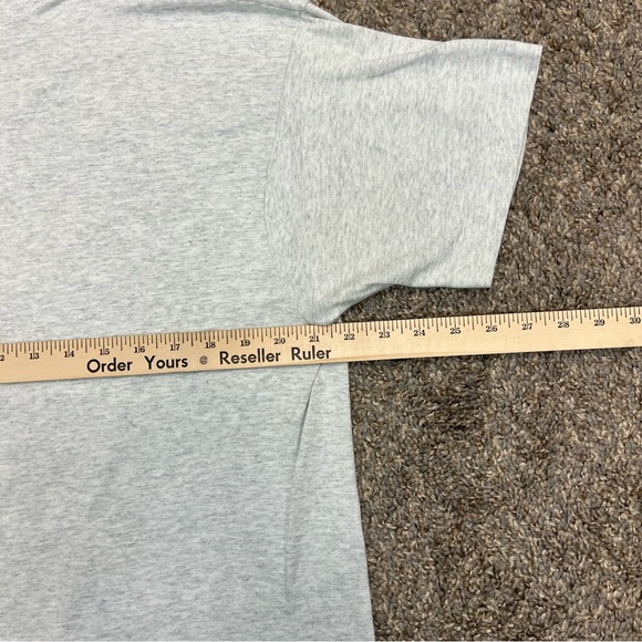 Vintage Iowa shirt mens XL heather gray Iowa bank made in USA short sleeve tee - Picture 7 of 8